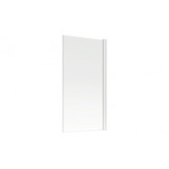 800x1400mm Square Bath Screen (6mm) - Chrome