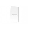 900x1500mm Space Saver Bath Screen (6mm) - Chrome