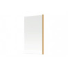 800x1500mm Single Straight Bath Screen (6mm) - Brushed Brass