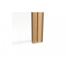 800x1500mm Single Straight Bath Screen (6mm) - Brushed Bronze