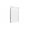 Iconix Optional 300mm Wetroom Splash Panel - Chrome Iconix Optional 300mm 8mm Glass Wetroom Splash Panel - Chrome