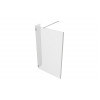 Iconix Optional 300mm Wetroom Splash Panel - Chrome Iconix Optional 300mm 8mm Glass Wetroom Splash Panel - Chrome