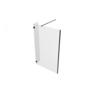 Wetroom Panels Black DIEWP3004 Iconix Optional 300mm 8mm Glass Wetroom Splash Panel - Black