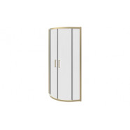 Classix 800mm 2 Door Quadrant - Brushed Brass Classix 800mm 2 Door Quadrant - Brushed Brass