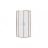 Classix 800mm 2 Door Quadrant - Brushed Brass Classix 800mm 2 Door Quadrant - Brushed Brass