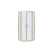 Classix 800mm 2 Door Quadrant - Brushed Brass Classix 800mm 2 Door Quadrant - Brushed Brass
