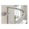 Classix 900mm x 6mm Glass 2 Door Quadrant - Chrome