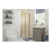 Classix 760mm Bi-fold Door - Brushed Brass