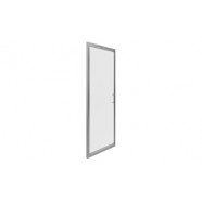 Classix 760mm x 6mm Glass Infold Door - Chrome