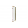Classix 900mm x 6mm Glass Pivot Door - Brushed Brass