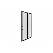 Classix 1100mm x 6mm Glass Sliding Door - Matt Black