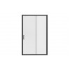 Classix 1700mm x 6mm Glass Sliding Door - Matt Black