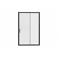Classix 1100mm x 6mm Glass Sliding Door - Matt Black