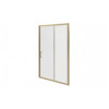 Classix 1600mm Sliding Door - Brushed Brass Classix 1600mm x 6mm Glass Sliding Door - Brushed Brass