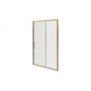 Classix 1600mm Sliding Door - Brushed Brass Classix 1600mm x 6mm Glass Sliding Door - Brushed Brass