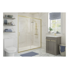Classix 1000mm Sliding Door - Brushed Brass