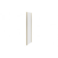 Classix 760mm x 6mm Glass Side Panel - Brushed Brass