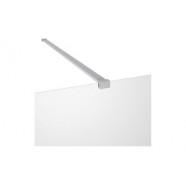 Iconix 500mm 8mm Glass Wetroom Panel & Support Bar - Chrome