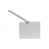 Iconix 1200mm 8mm Glass Fluted Wetroom Panel & Support Bar - Chrome