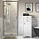 Iconix 900mm 8mm Glass Hinged Door - Chrome