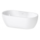//2Go Freestanding 1650x745x580mm 0TH Bath - Gloss White