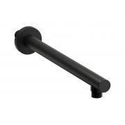 Abode Euphoria Wall Mounted Circular Shower Arm - Matt Black