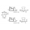 Back to Wall Bidet VTPD0004 VitrA S20 Back to Wall Bidet - White