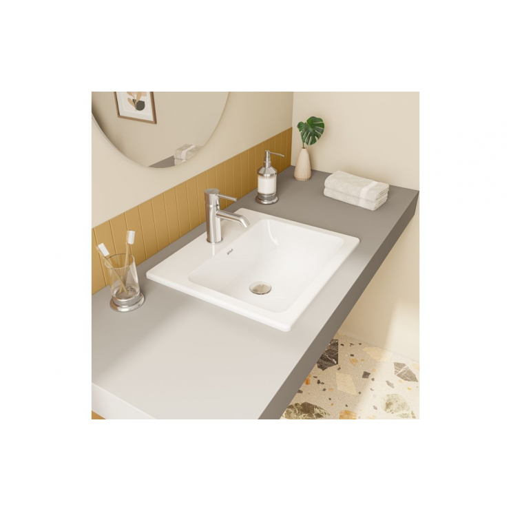 VitrA S20 500x450mm 1TH Countertop/Vessel Washbowl - White