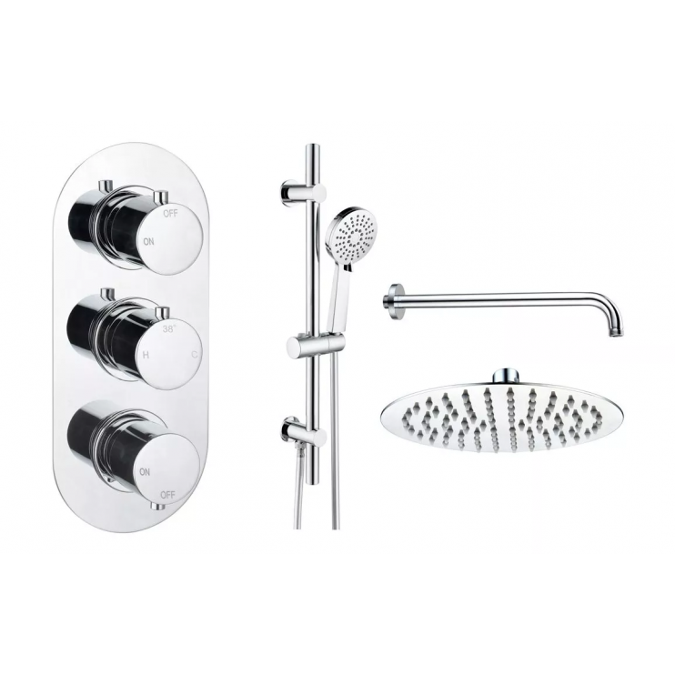 Shower Valve Mixer Packs Chrome