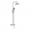 VitrA Aquaheat Bliss 240 Thermostatic Shower Column w/2-Function Overhead - Brushed Nickel