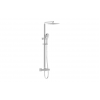 VitrA Aquaheat Bliss S 230 Thermostatic Shower Column - Chrome