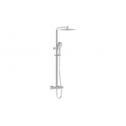 VitrA Aquaheat Bliss S 230 Thermostatic Shower Column - Chrome