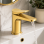 Nancy Basin Mixer & Waste - Brushed Brass Bathroom Taps