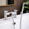 Santo Range of Bathroom Taps & Mixers DITB2264 Santo Bath/Shower Mixer & Bracket - Chrome Bathroom Taps