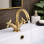 Abode Serenitie Basin Mixer - Antique Brass Bathroom Taps