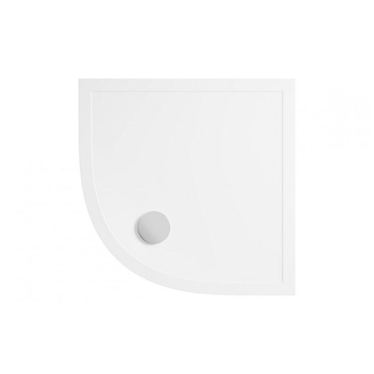 Classix 900mm x 6mm Glass 2 Door Easy-Fit Quadrant & 45mm Tray Pack - Chrome