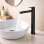 Evola Tall Basin Mixer - Matt Black Bathroom Taps