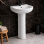 Laurus 500x390mm 1TH Basin & Full Pedestal